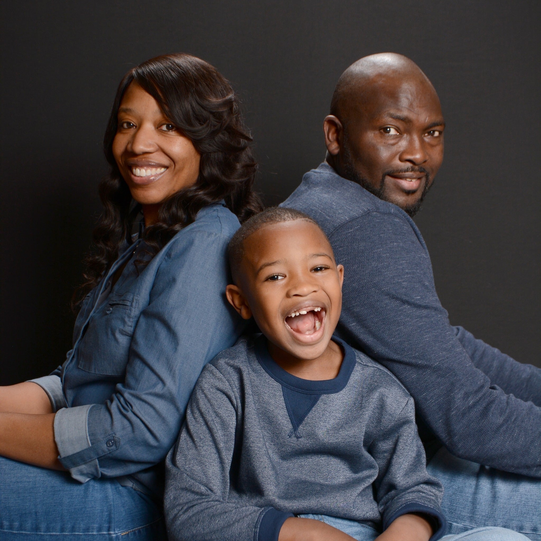 Melton S. Bell and his family, wife Shawnte and Melton S. Bell II